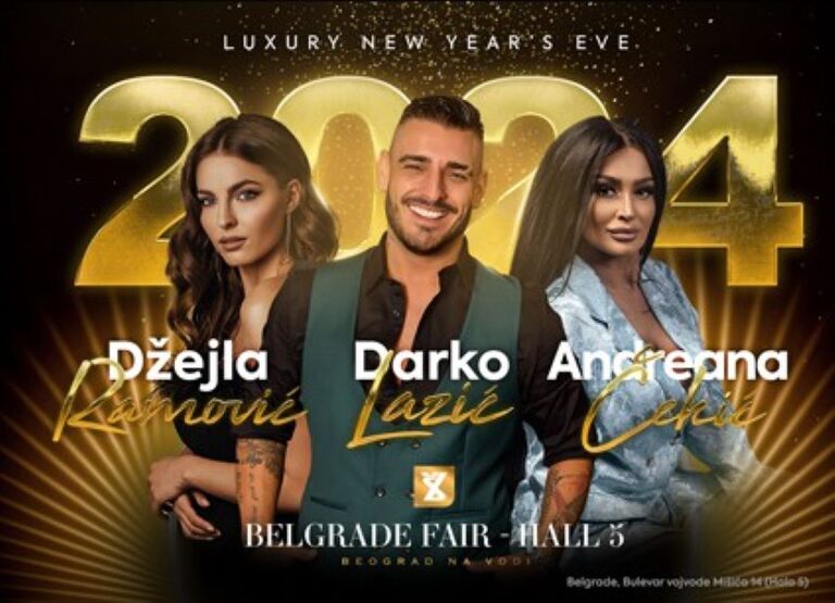 Darko Lazić Nova godina 2024 Beograd na vodi