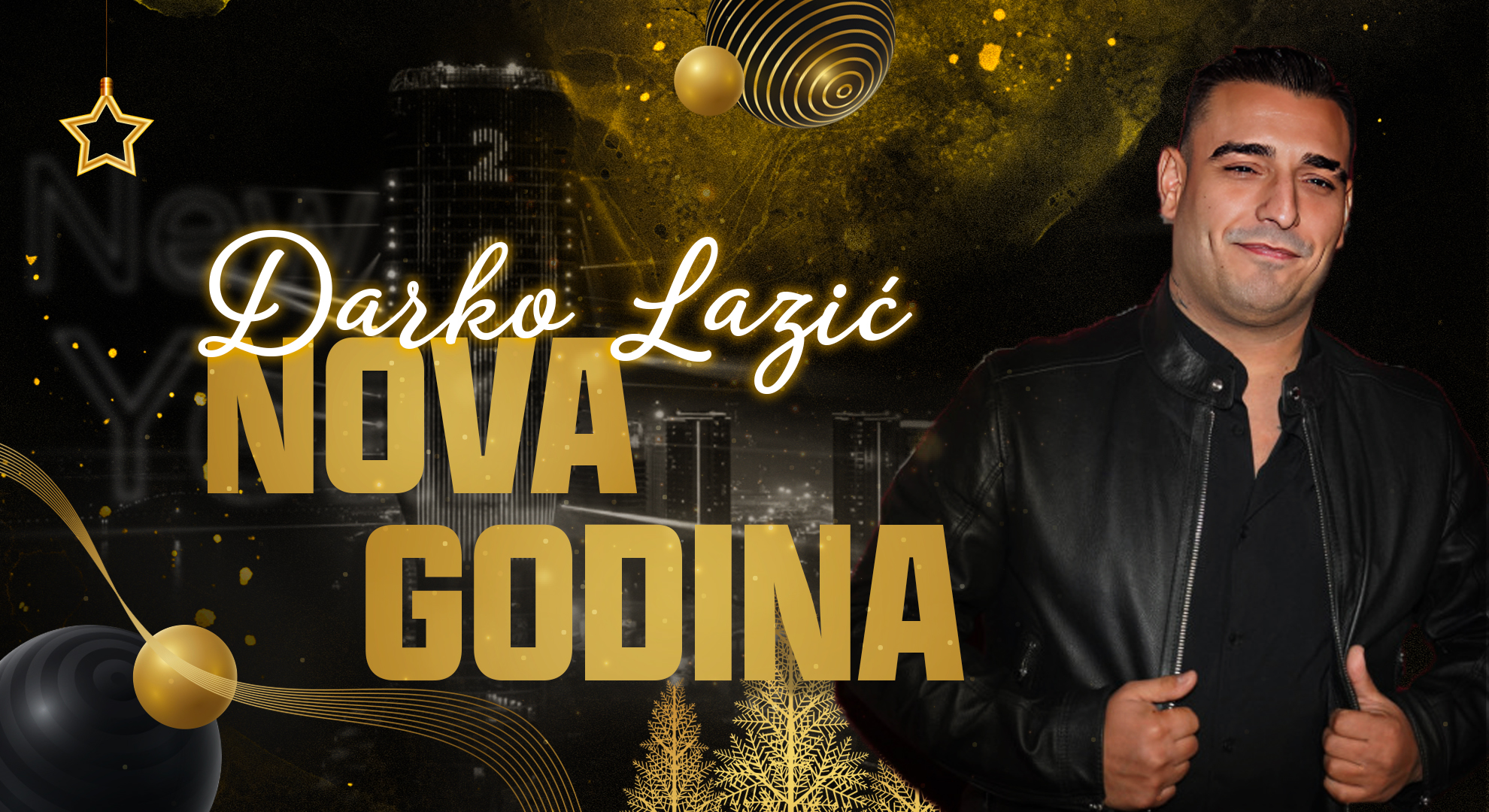 Darko Lazić doček Nove godine 2027 - koncert u Beogradu